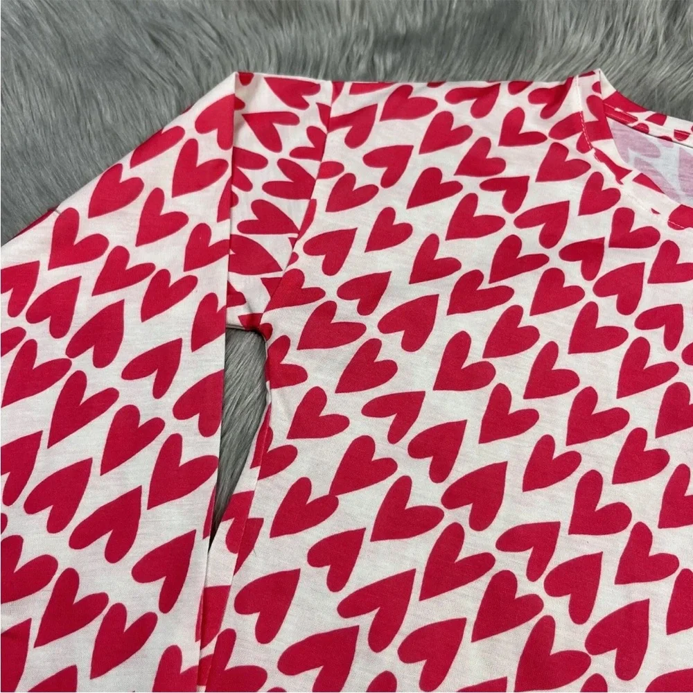 Gap Kids Girls Heart Long Sleeve Pajama Top Size 10